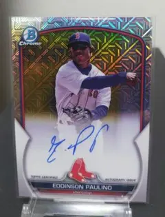Topps Bowman Mega 2023 パウリーニョ 直筆サイン モジョ