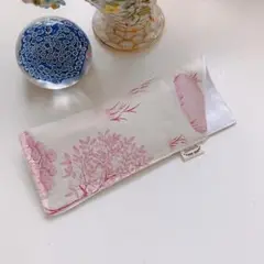 メガネケース　ペンケース等に★マカベアリスさん★フルーツツリー柄　ハンドメイド