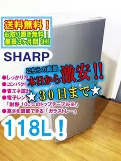 引き取り限定 動作品 シャープ 2017年製 SJ-H12B-S-S Amazon.co.jp: シャープ 冷蔵庫 2ドア 118Lタイプ シルバー SJ