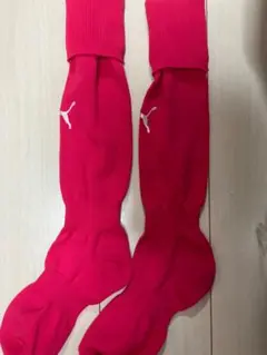 PUMA サッカーソックス ピンク