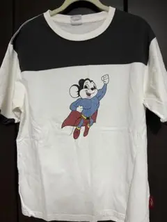 極美品 イーブス購入 ミッキーマウス Tシャツ 白/黒 Lサイズ