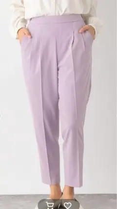 未使用タグ付きGLOBAL WORK ウツクシルエットテーパードパンツ　XS