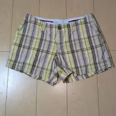 【USED】オールドネイビー　 レディース6　チェック柄ショートパンツ