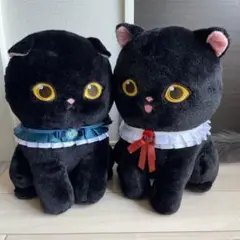 モフサンド　mofusand 黒仔猫にゃんBIGぬいぐるみ　2個セット