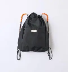 OCOSIC ナップサック　4way オレンジ ocosic 編み紐4wayナップサック ブラック オレンジ - メルカリ