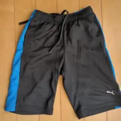 Puma ハーフパンツ 黒/青