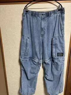 GU x UNDERCOVER デニムコンバーチブルワイドカーゴパンツ最終値下げ