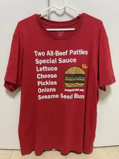 ユニクロ　マクドナルド　Tシャツ Lサイズ　赤　レッド　UT コラボグッズ