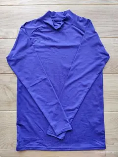 GAVIC 紫色ハイネック長袖インナーシャツ