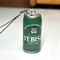 恵比寿エビスビール缶型おみくじマスコット根付ストラップ大吉お土産アルコール工場