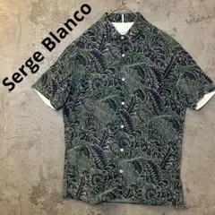Serge Blanco セルジュブランコ　メンズ　オープンカラーシャツ　M