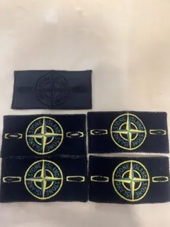 STONE ISLAND 刺繍ロゴワッペン 5枚セット