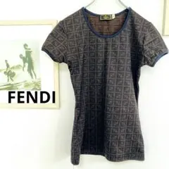 ★限定特価★ FENDI フェンディ Tシャツ 総柄 ロゴ 42サイズ
