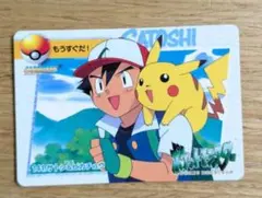ポケモンアニメコレクション　No.141　サトシ＆ピカチュウ　初期　カード