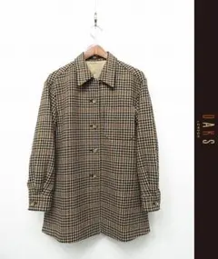 I240/美品 DAKS ツイード ジャケット カシミヤ混 XL~XXL 秋冬