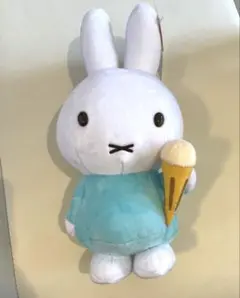 ミッフィー ぬいぐるみ アイスクリーム付き 約30cm