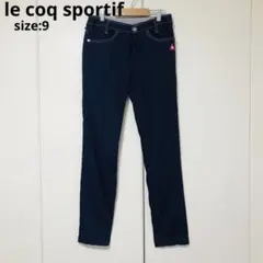 le coq sportif ルコックスポルティフ ロングパンツ ネイビー 紺9