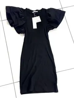ZARA 未使用タグ付き タイトワンピース ブラック