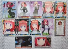 五等分の花嫁 中野二乃 グッズセット ヴァイスシュヴァルツ ウエハース