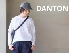 DANTON　ダントン　ロングスリーブクルーネック　ポケットTシャツ