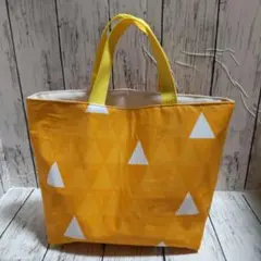 ハンドメイド☆トートバッグ(オレンジ)
