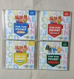 ECCイーランニング 幼児英語 SONGS CD 4枚