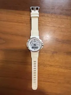 ホワイト バーインデックス PRW-60-7AJF 電波ソーラー時計