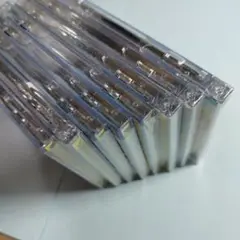 ［未使用］2枚組CDケース8枚　幅10mm　通常のアルバム仕様タイプ
