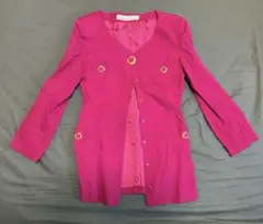 バブリージャケット ピンク レトロ古着 ヴィンテージ 90s