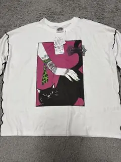 新品タグ付きScoLarスカラー猫イラストTシャツMサイズ