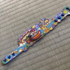 ディズニー　カプセルトイ　カラフルバンド　シンドバッド　チャンドゥ