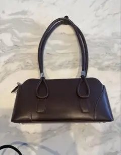 美は品PUBLIC TOKYO ブラウン ハンドバッグ