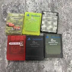 PlayStation 2 8MB メモリーカード 6個セット