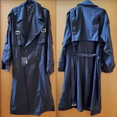HARE ベルトデザインコート BLACK ロングコート