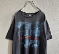 00's パラノーマルアクティビティ 1 ホラー ムービー Tシャツ フェード
