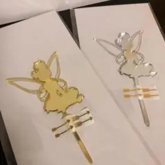 ティンカーベル　デザイン ケーキトッパー