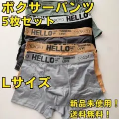 ボクサーパンツ 5枚セット Lサイズ メンズ 新品　まとめ売り 大量