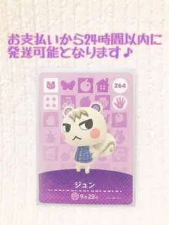未使用.あつ森amiiboカード.ジュン