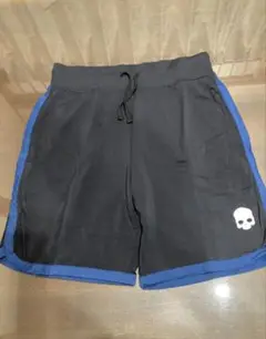 HYDROGEN テニスハーフパンツ X LARGE 黒/青