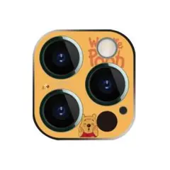 iPhone12proレンズカバー キャラクター 全面保護 ぷーさん②