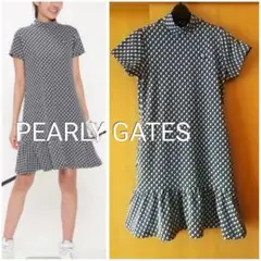 美品♪PEARLY GATES★人気ワンピースパーリーゲイツレディースゴルフ
