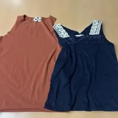 アンティカ　pas de deux タンクトップ　キャミソール　セット