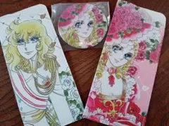 ベルサイユのばら〜オスカル＆マリー・アントワネット…ペンケース＆缶バッジミラー