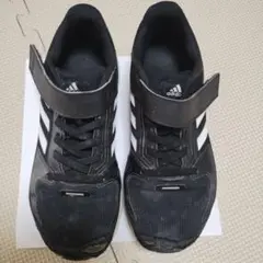 adidas 黒 スニーカー 　21センチ