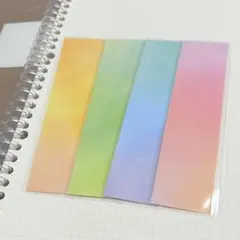 【24時間発送】ラミネート ハンドメイド 水彩柄 しおり(No.267)