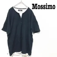 Mossimoモッシモ　重ね着風半袖カットソー　柔らか素材　春コーデ