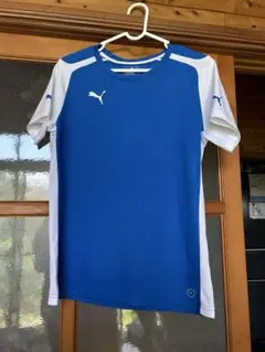 Puma 半袖シャツ 青/白