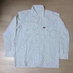 Carhartt カーハート ストライプシャツ ワークシャツ 白 古着 希少