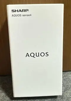 SHARP AQUOS sense4 SH-M15 箱と説明書
