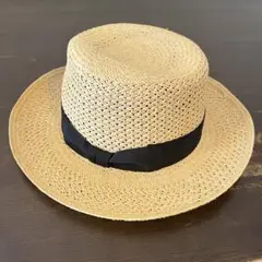 美品＊サシキ Sashiki 天然素材 フリーハット　ナチュラル　麦わら帽子 初夏にぴったり「Sashiki（サシキ）」の帽子 | 暮らしとおしゃれ